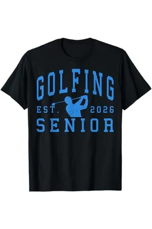 Class of 2026 Graduation Shirts Golf Senior Golf de nuit Senior 2026 Graduation 74 T-Shirt