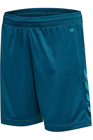 Hummel HmlCORE XK Poly Shorts Kids, Shorts Enfants Unisexes, Blue Coral, 176