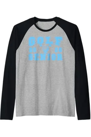 Class of 2026 Graduation Shirts Golf Senior Golf de nuit Senior 2026 Graduation 62 Manche Raglan