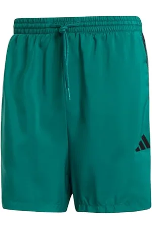 adidas Homme Essential Three Stripes Chelsea Base Short, Collegiate Green/Black, M