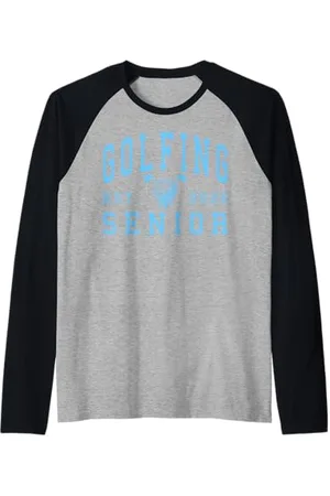 Class of 2026 Graduation Shirts Golf Senior Golf de nuit Senior 2026 Graduation 70 Manche Raglan