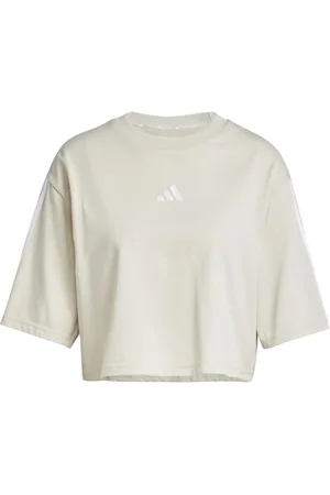 adidas Femme Essentials 3-Stripes Cotton Loose T-Shirt, , XS