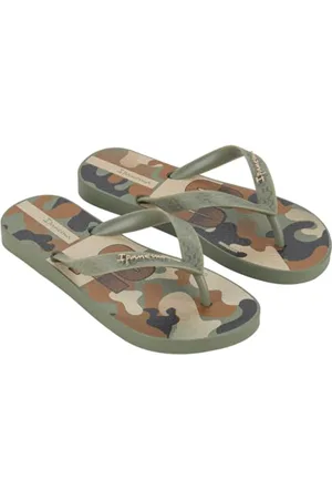 Ipanema TEMAS XV Kids Flip-Flop, Green/Brown/Beige, 38 EU