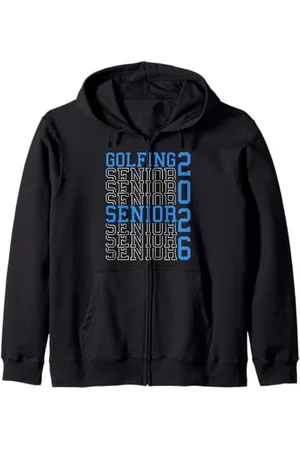 Class of 2026 Graduation Shirts Golf Senior Golf de nuit Senior 2026 Graduation 76 Sweat à Capuche