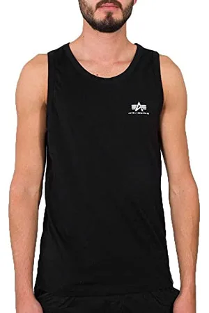 Alpha Industries Small Logo Débardeur pour Hommes T-Shirt, Black, XS
