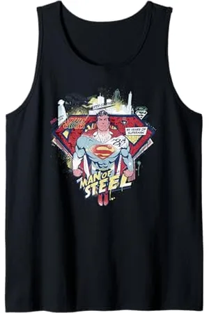 DC Comics Originals DC Superman New Amazing Adventures Man Steel Action Vintage Débardeur