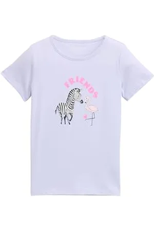TOM TAILOR 1046291 T-Shirt, 35277-Happy Lilac, 92-98 Fille