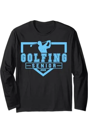 Class of 2026 Graduation Shirts Golf Senior Golf de nuit Senior 2026 Graduation 68 Manche Longue