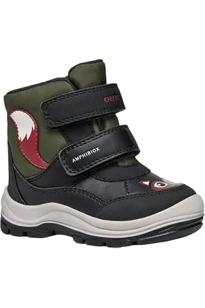 Geox B FLANFIL Boy B ABX Botte de Neige, Navy/Royal, 27 EU