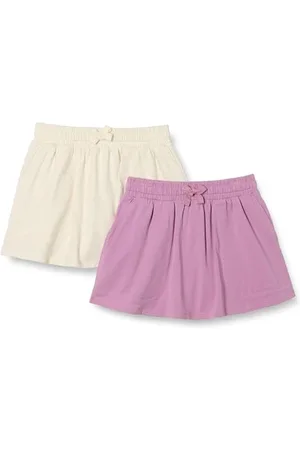 Amazon Jupe-Short avec Poche plaquée Fille, Lot de 2, , 11-12 Ans