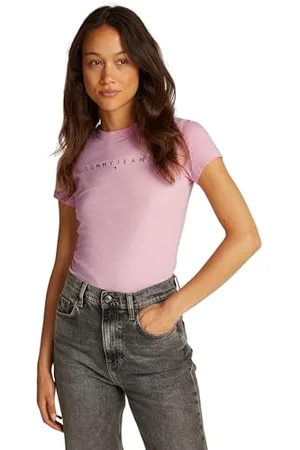 Tommy Hilfiger TJW Slim Linear Tee EXT DW0DW18398 T-Shirt S/S, , M Femme