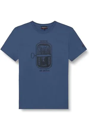 Armor.lux T- Shirt léger à Manches Courtes col Rond Homme