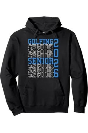 Class of 2026 Graduation Shirts Golf Senior Golf de nuit Senior 2026 Graduation 76 Sweat à Capuche