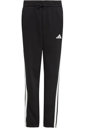 adidas Mixte Enfant Essentials 3 Stripes Pants, Black/White, 7-8 Years