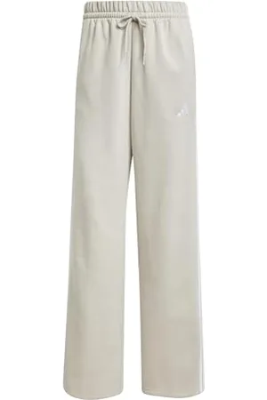 adidas Femme Essentials 3-Stripes Open Hem Fleece Pants, , XXL