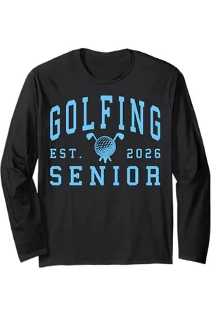 Class of 2026 Graduation Shirts Golf Senior Golf de nuit Senior 2026 Graduation 70 Manche Longue