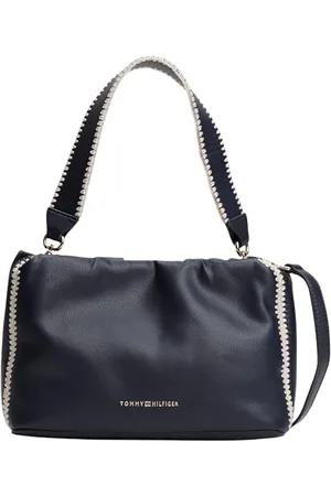 Tommy Hilfiger Sac à Bandoulière Femme Soft Summer Mini Bucket Sac Seau, Bleu (Space Blue), Taille Unique
