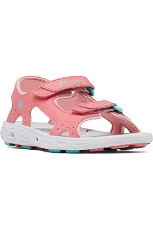 Columbia Childrens Techsun Vent Sandales De Randonnée Et Trekking pour Mixte enfant, Rouge (Wild Salmon x Dolphin), 31 EU