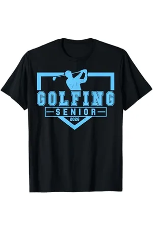 Class of 2026 Graduation Shirts Golf Senior Golf de nuit Senior 2026 Graduation 68 T-Shirt