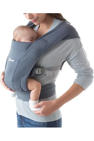 Ergobaby Embrace Cozy Newborn Baby Wrap Carrier Travel Bed BCEMAOXBLU