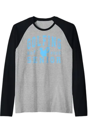 Class of 2026 Graduation Shirts Golf Senior Golf de nuit Senior 2026 Graduation 64 Manche Raglan