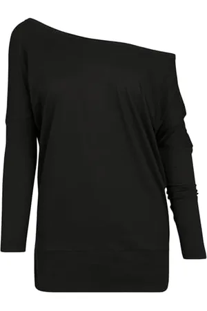 Build Your Brand Batwing Longsleeve T-Shirt, , L Femme