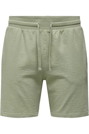 Only & Sons Onskian Life Reg Short en Seersucker Noos, , M Hommes