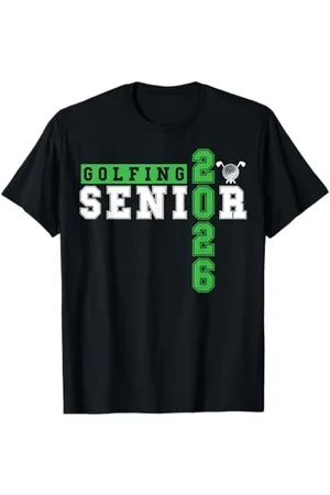 Class of 2026 Graduation Shirts Golf Senior Golf de nuit Senior 2026 Graduation 57 T-Shirt