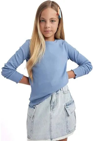 DeFacto B2387a8 Blouse, , 5-6 Ans Fille