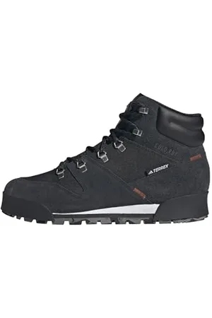 adidas Homme Terrex Snowpitch Cold.RDY Hiking Shoes Chaussures de randonnée, Core Black/Core Black/Orange, 44 2/3 EU