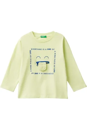 Benetton T-Shirt M/L 3I1XG10FP, T-Shirt Manches Courtes