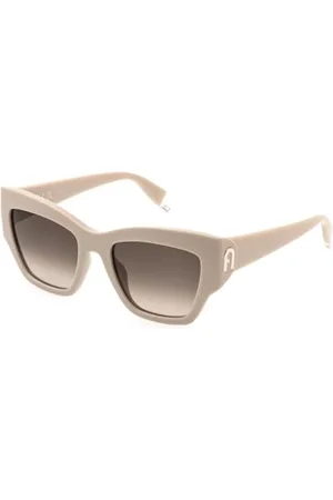 Furla SUNGLASSES, SFU891-54-06CT, SHINY FULL BEIGE, Female