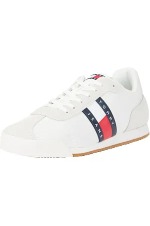 Tommy Hilfiger Baskets de Running Femme Low Profile Chaussures de Sport, Blanc (Ecru), 41