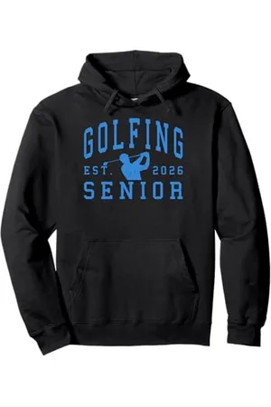 Class of 2026 Graduation Shirts Golf Senior Golf de nuit Senior 2026 Graduation 74 Sweat à Capuche