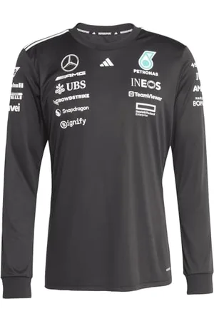 adidas Homme Mercedes - AMG Petronas Formula One Team Driver Jersey Long Sleeve Black Men, , XS