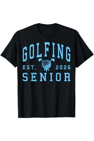Class of 2026 Graduation Shirts Golf Senior Golf de nuit Senior 2026 Graduation 70 T-Shirt