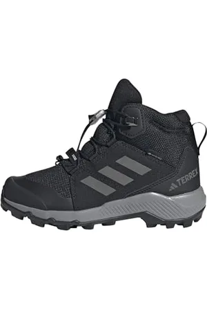 adidas Terrex Mid Gore-TEX Hiking Shoes Basket, Core Black/Grey Three/Core Black, 22 EU