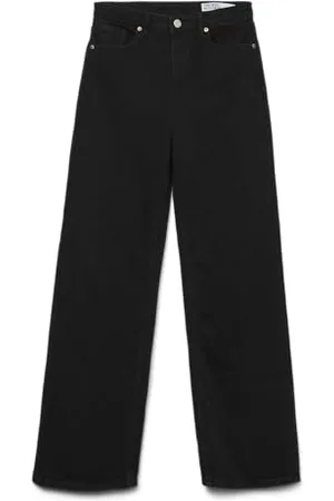 VERO MODA Vmtessa HR Wide Jeans Ra118 GA Noos Pantalon, , 28W / 32L Femme