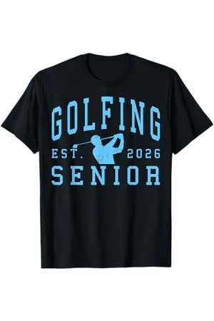 Class of 2026 Graduation Shirts Golf Senior Golf de nuit Senior 2026 Graduation 64 T-Shirt