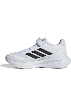 adidas Mixte Enfant RUNFALCON 5 Shoes Kids Chaussures de Course, Cloud White/Core Black/Core Black, 29 EU