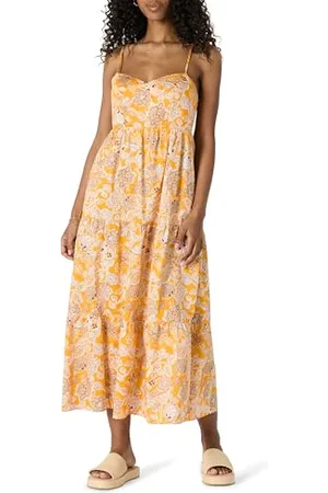 Amazon Robe Longue Bretelles Fines en Satin De Coton Coupe Classique Femme, , XL