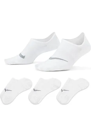 Nike SX5277-101 Everyday Plus Lightweight Socks Femme WHITE/WOLF GREY Taille XL