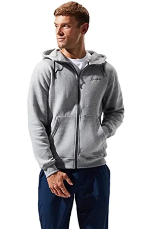 Berghaus Sweat à Capuche zippé en Coton Bio avec Poche Kangourou pour Homme
