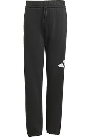 adidas Mixte Enfant Essentials BIG Logo Pants, Black/White, 7-8 Years