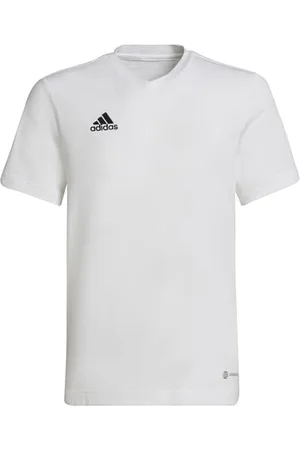 adidas Unisex Kids T-Shirt (Short Sleeve) Ent22 Tee Y, White, HC0447, 140 EU