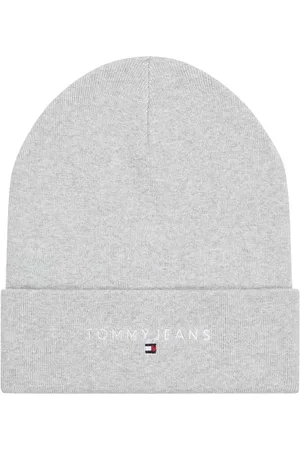 Tommy Hilfiger Bonnet Homme Linear Logo Beanie Coton Biologique, , Taille Unique