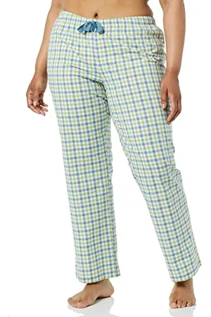 Amazon Pantalon de Pyjama en Popeline Femme, , L