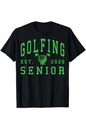 Class of 2026 Graduation Shirts Golf Senior Golf de nuit Senior 2026 Graduation 60 T-Shirt