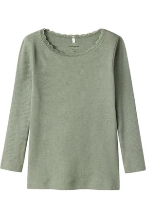 NAME IT NMFKAB LS Top Noos, T-Shirt À Manches Longues Fille,