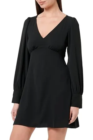 Tommy Hilfiger Femme TJW FLARE MINI DRESS DW0DW19921, Black (Black), L